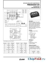 Datasheet PM300DSA120 manufacturer Mitsubishi